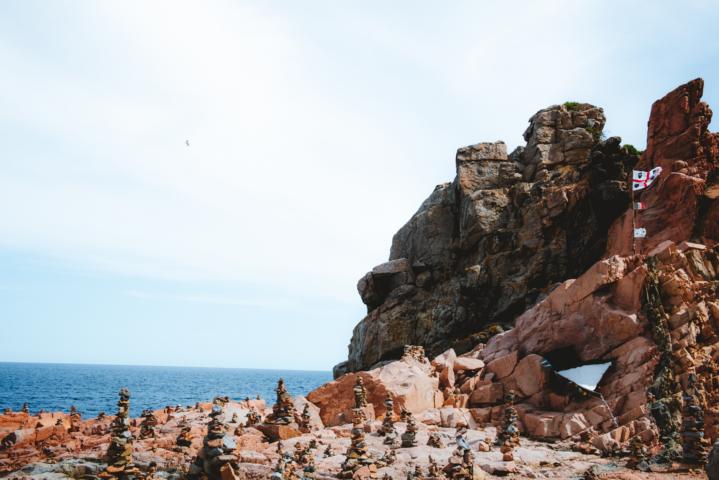 Arbatax und rote Felsen Ostküste Sardinien thealkamalsontheroad