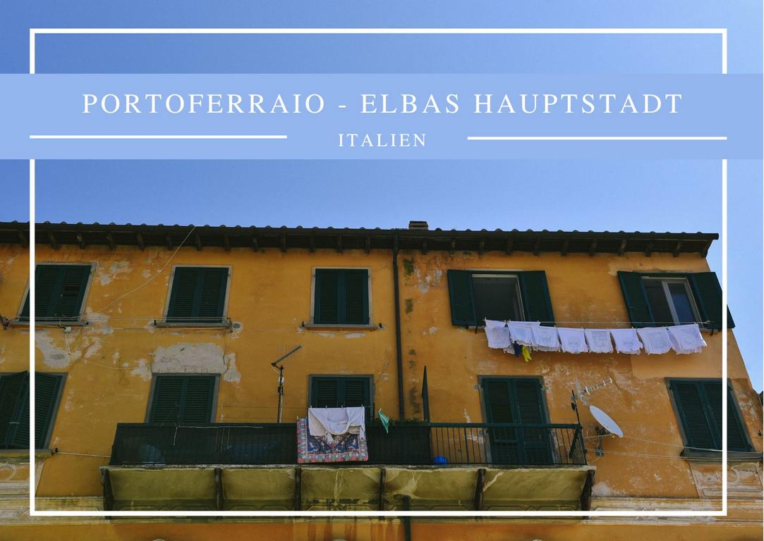 Hauswand in Portoferraio Elba thealkamalsontheroad