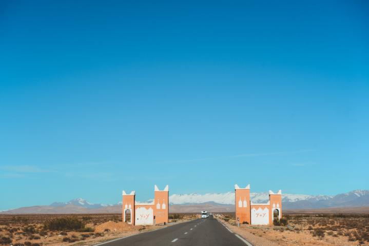 Tore zu einer anderen Provinz Marokko thealkamalsontheroad