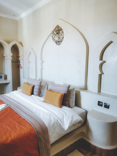 Schlafzimmer Riad Chebbi Marokko thealkamalsontheroad