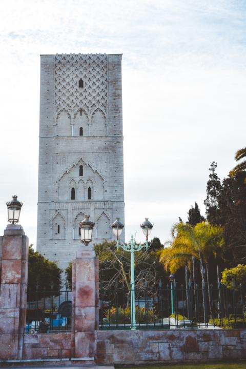 Hassan Turm Rabat Marokko thealkamalsontheroad