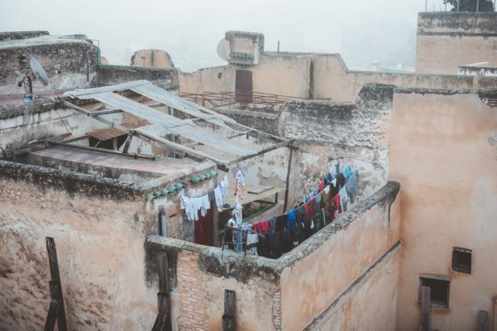 Leben auf den Dächern Fès Marokko thealkamalsontheroad