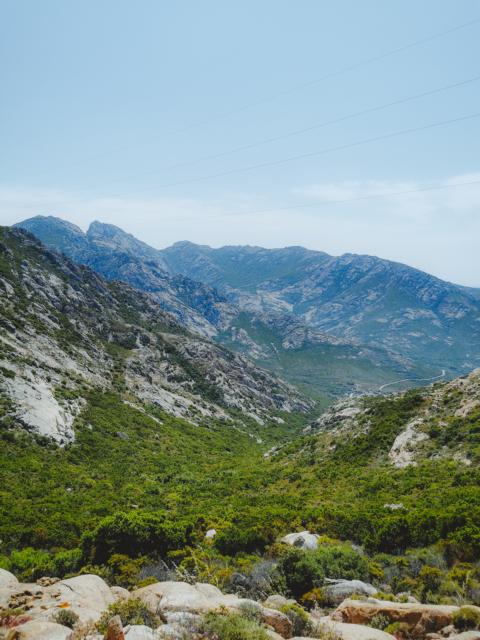 grüne Täler auf Korsika Capu di a Veta Korsika thealkamalsontheroad