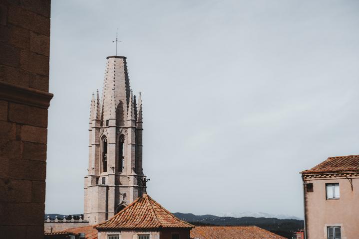 Basilika Feliu in Girona Katalonien Spanien thealkamalsontheroad