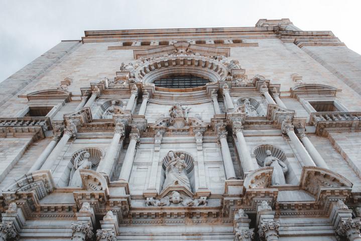 Kathedrale Sanmta Maria in Girona Katalonien Spanien thealkamalsontheroad