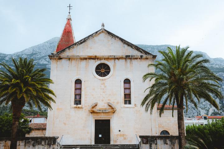 Kathedrale von Makarska Kroatien thealkamalsontheroad