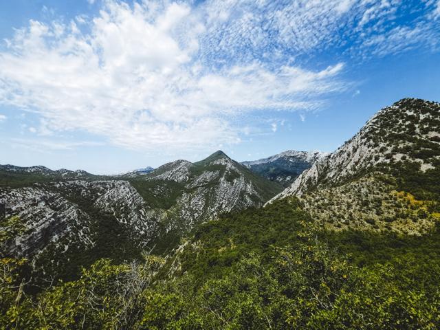 ganz oben hat man eine gute Aussicht Paklenica-Nationalpark  Kroatien thealkamalsontheroad