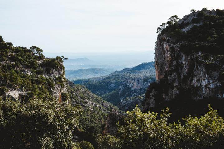 Blick über die Zentralebene Tossals Verds Mallorca thealkamalsontheroad