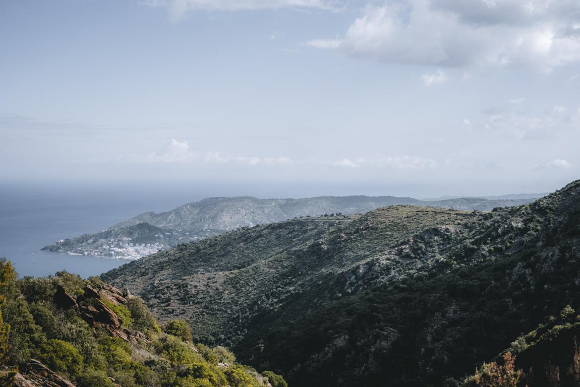 Blick vom Monastir zum Mittelmeer