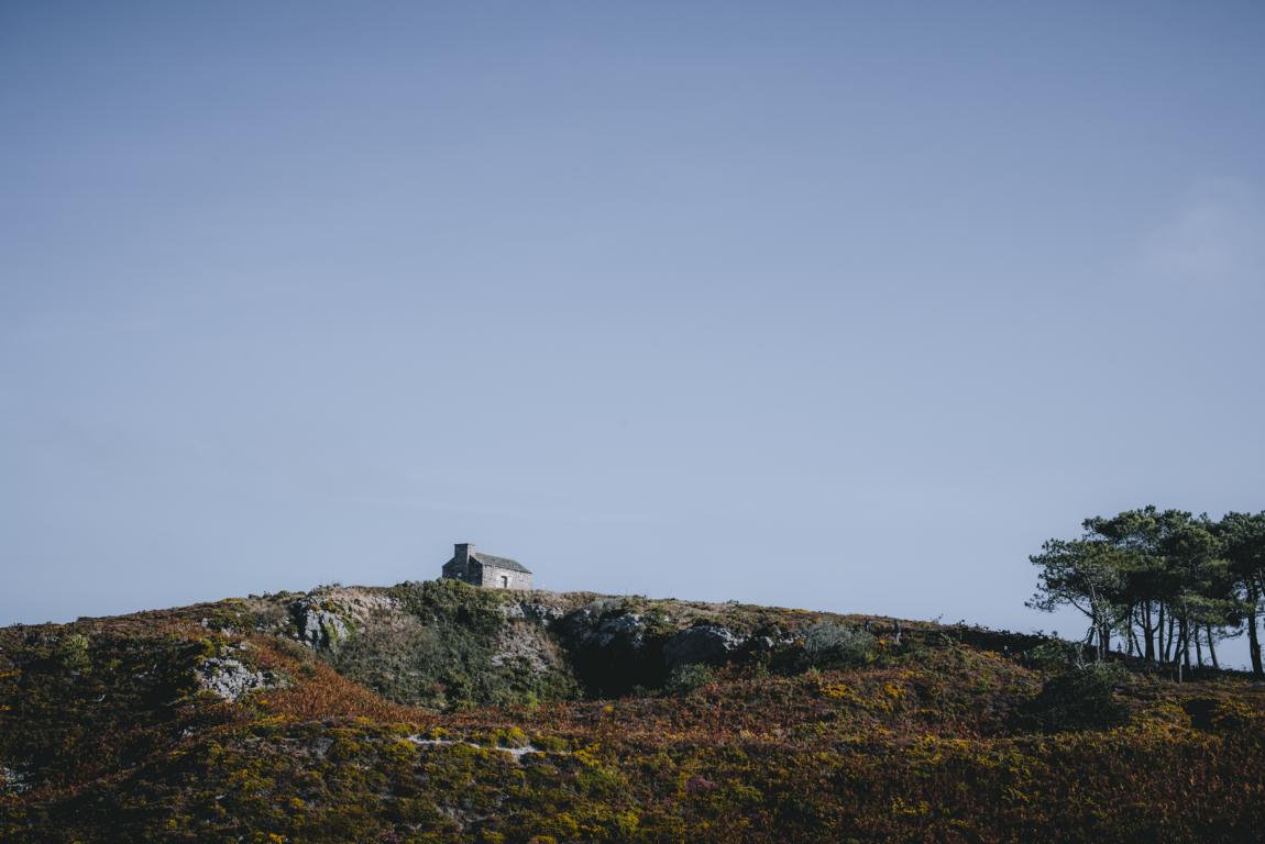 Haus am Rande des Weges