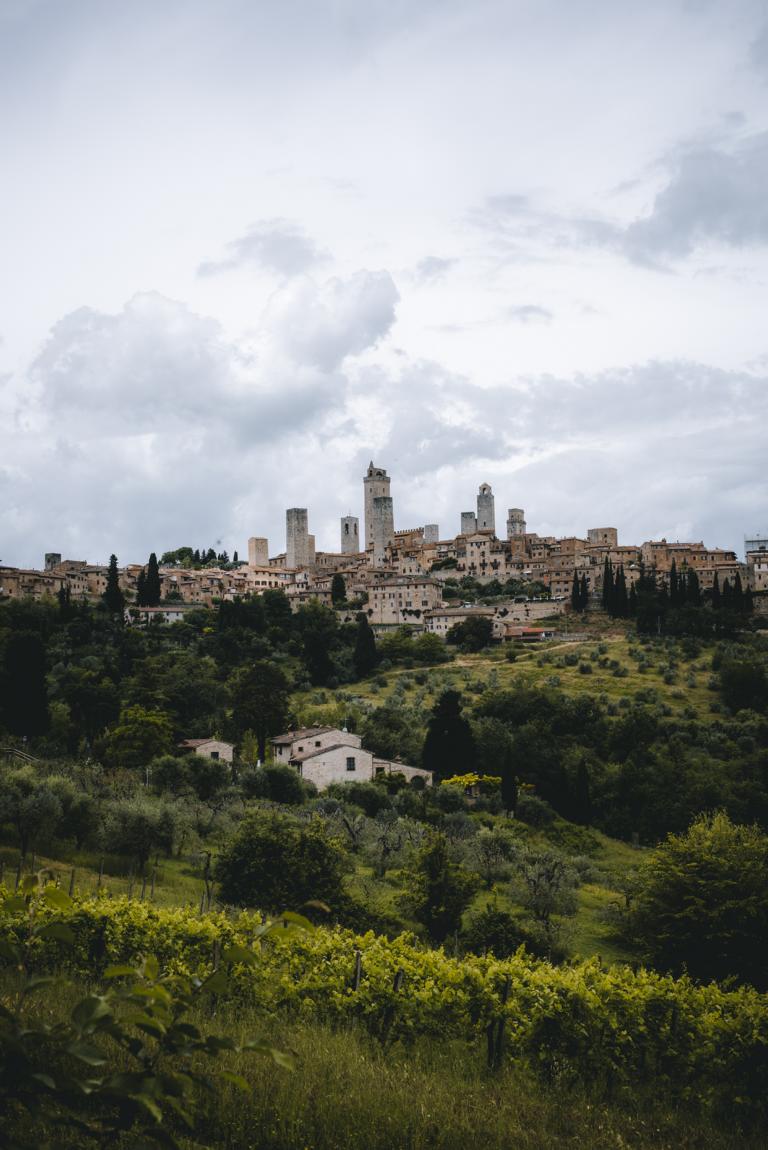 Blick auf die Stadt mit den 14 Türmen